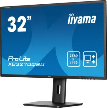 Monitor iiyama ProLite XB3270QSU-B1, 32", 2560 x 1440, 100 Hz, i zi