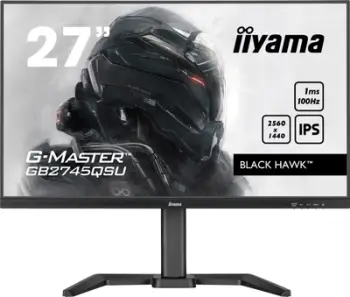 Monitor iiyama G-MASTER GB2745QSU-B1, 27", 2560 x 1440, 2K Ultra HD, 100 Hz, i zi