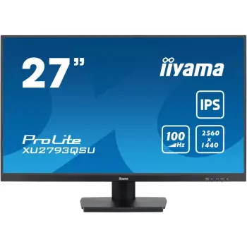 Monitor Iiyama ProLite XU2793QSU B7, 27", QHD 2560 x 1440, IPS, i zi