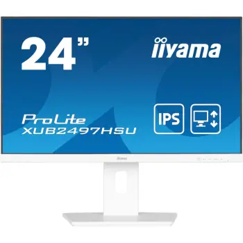 Monitor Iiyama ProLite XUB2497HSU W2, 23.8", Full HD, i bardhë