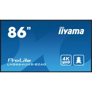 Ekran digital signage Iiyama ProLite LH8664UHS B2AG, 86", 4K Ultra HD, 500 cd/m², i zi