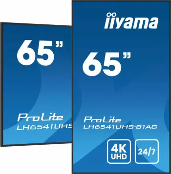 Monitor profesional Iiyama LH6541UHS-B1AG, 65", 4K Ultra HD, i zi
