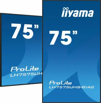 Ekran digital iiyama LH7575UHS-B1AG, 75", 4K UHD, Wi-Fi