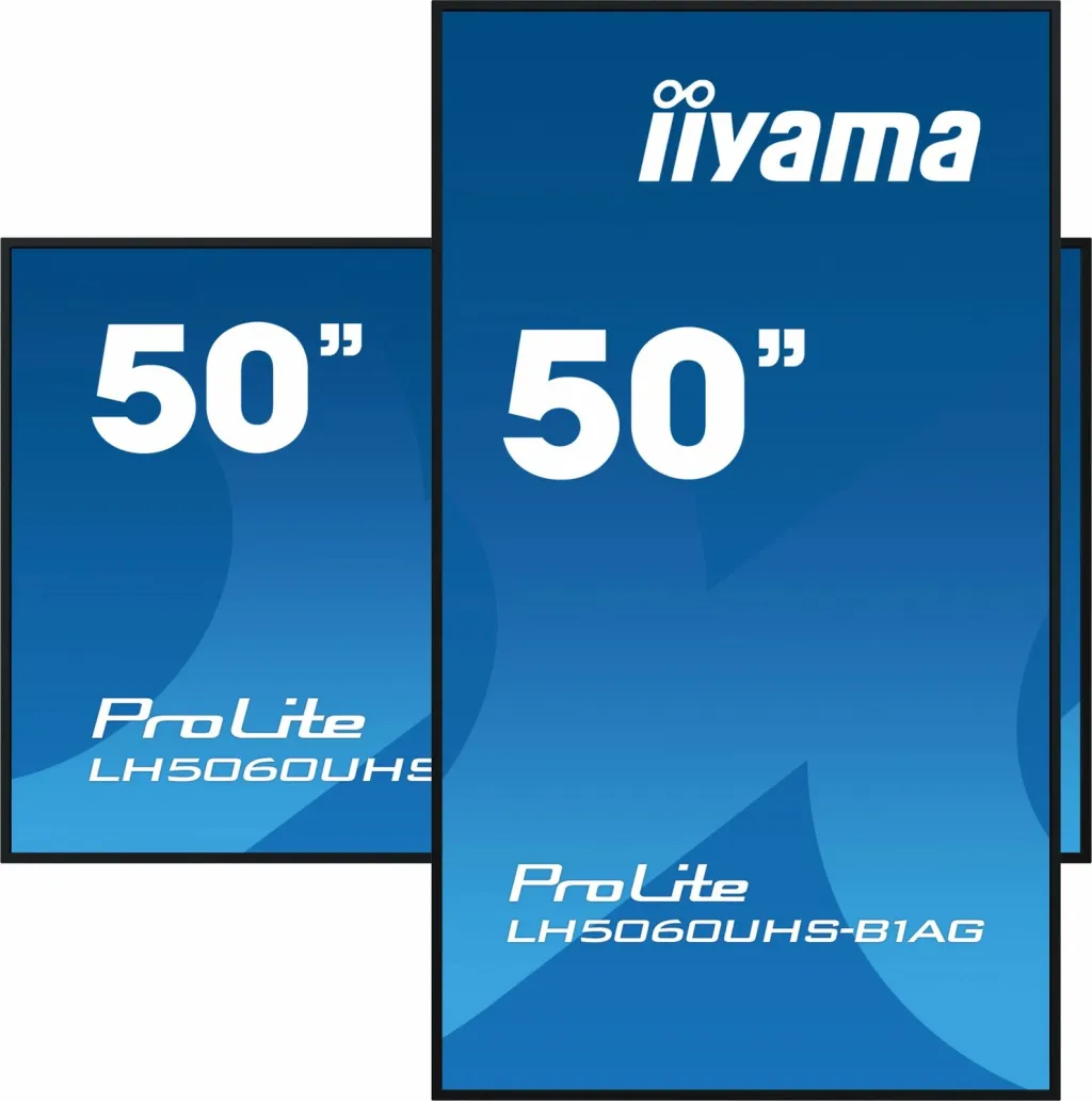 Monitor profesional iiyama ProLite LH5060UHS-B1AG, 50", 4K UHD, Android 11, i zi - 13