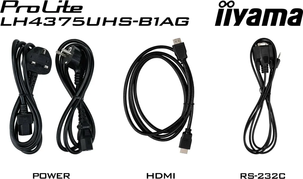 Ekran dixhital iiyama ProLite, 43", LCD, 4K UHD, Wi-Fi - 6