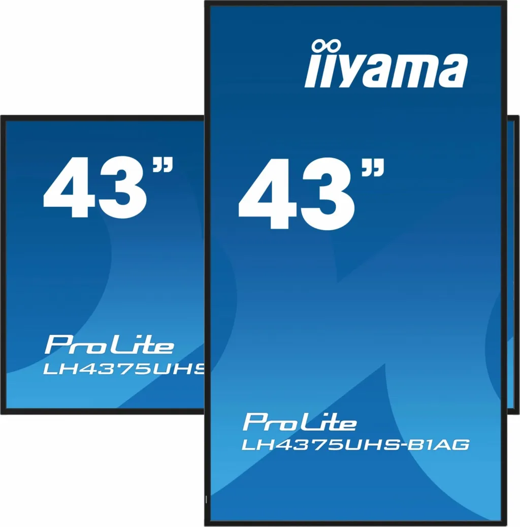 Ekran dixhital iiyama ProLite, 43", LCD, 4K UHD, Wi-Fi - 9