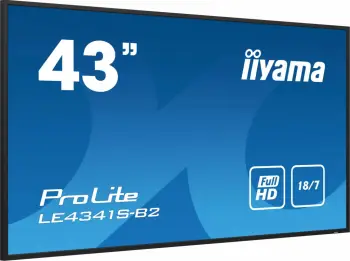 Monitor iiyama ProLite LE4341S-B2, 43", Full HD, IPS, i zi