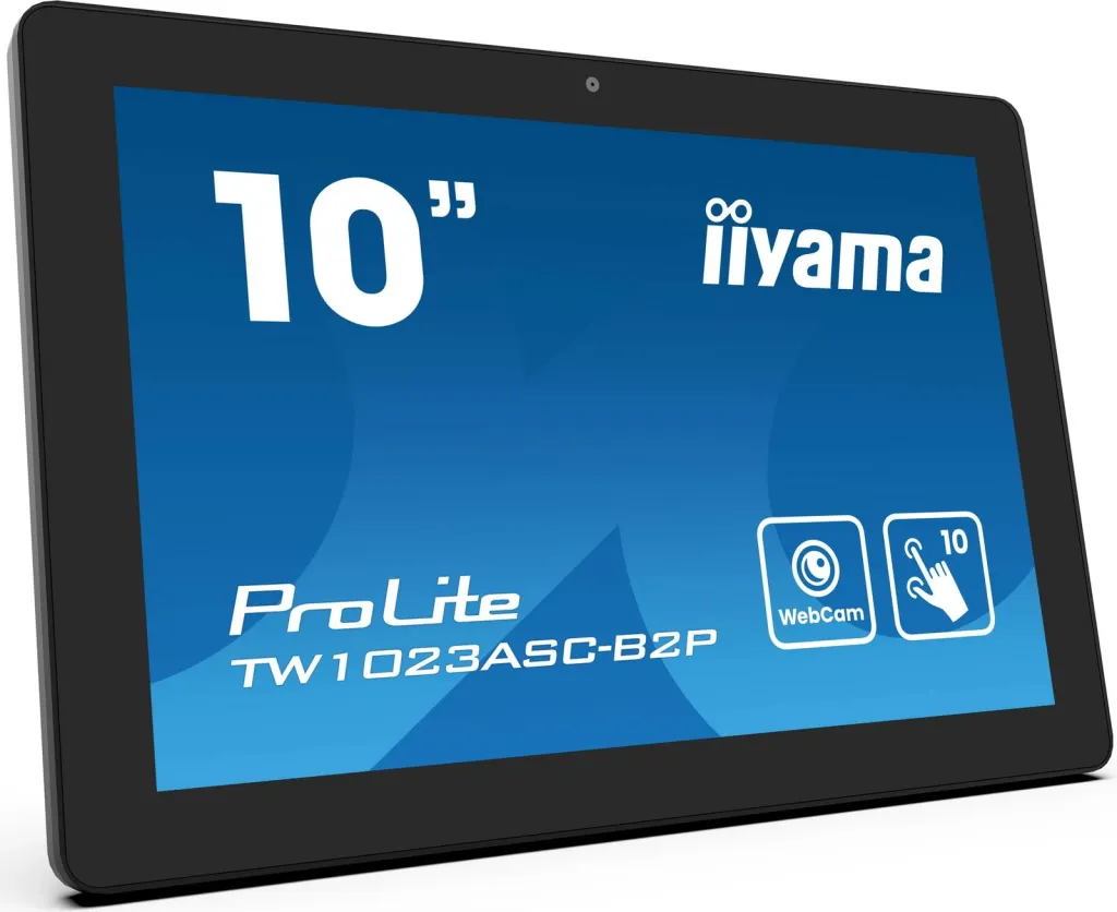 Monitor iiyama TW1023ASC-B2P, 10.1", 1280 x 800, IPS, Android, i zi - 1