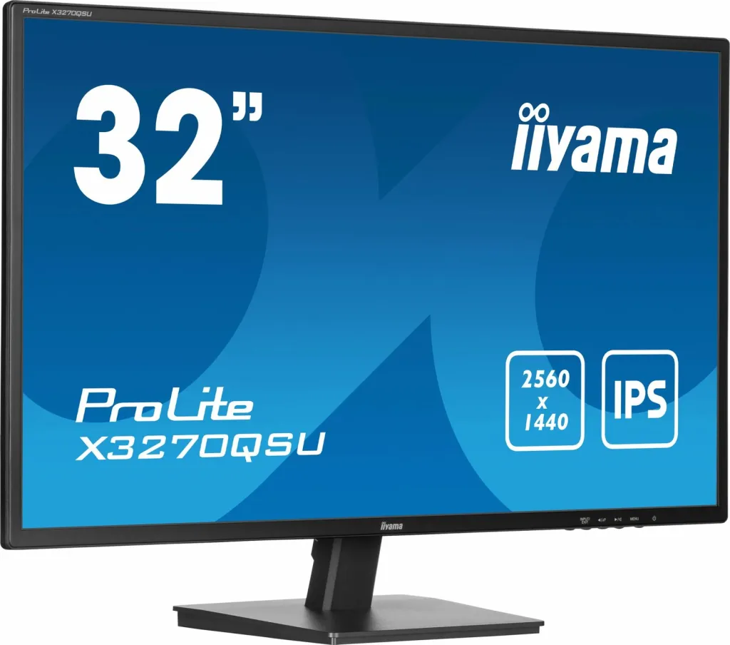 Monitor iiyama ProLite X3270QSU-B1, 32", 2560 x 1440, LED, i zi - 1