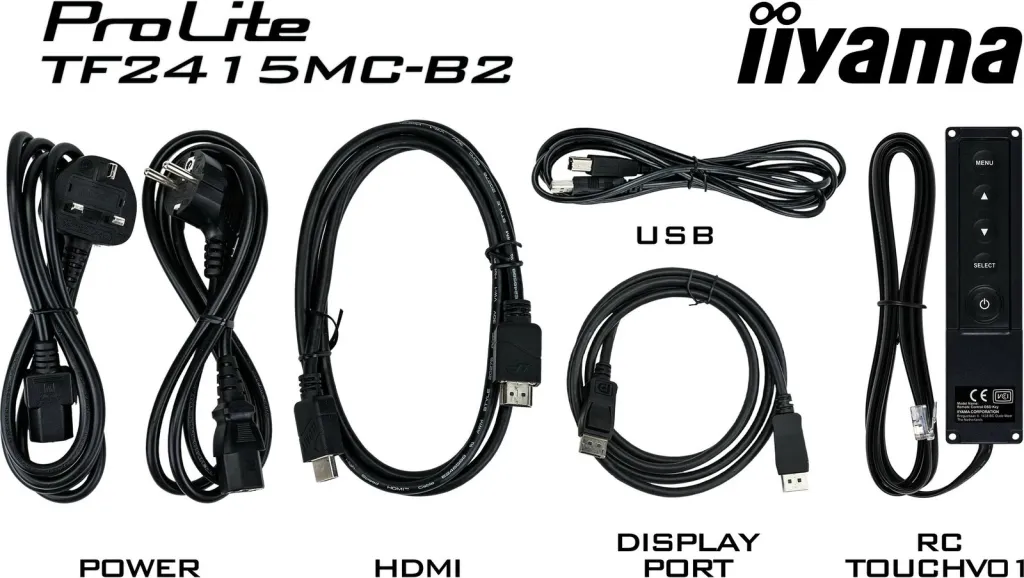 Monitor iiyama ProLite TF2415MC-B2, 23.8 inch, Full HD, i zi - 4