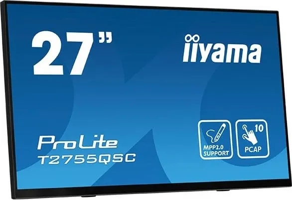 Monitor iiyama ProLite T2755QSC, 27", WQHD, me prekje, i zi - 12