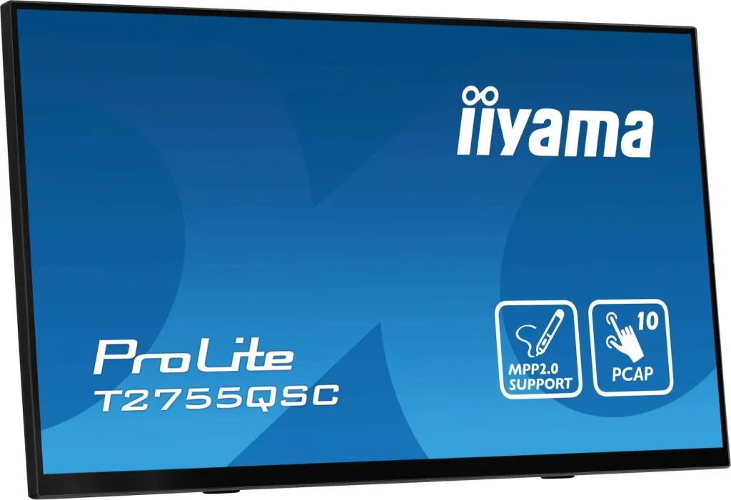 Monitor iiyama ProLite T2755QSC, 27", WQHD, me prekje, i zi - 13
