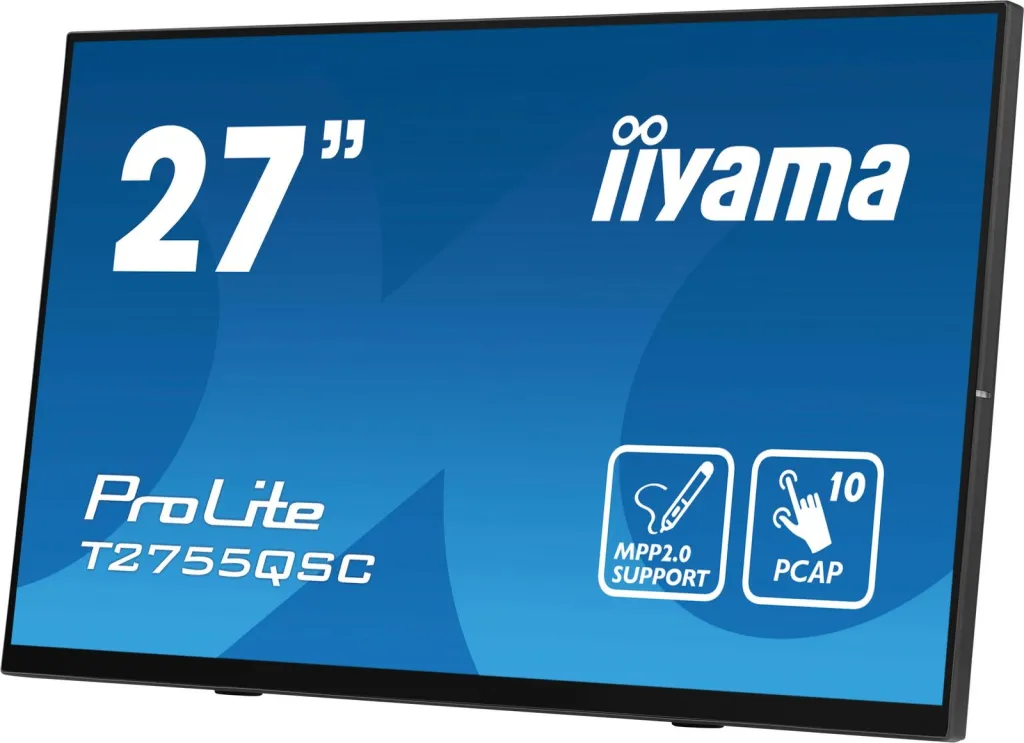 Monitor iiyama ProLite T2755QSC, 27", WQHD, me prekje, i zi - 14