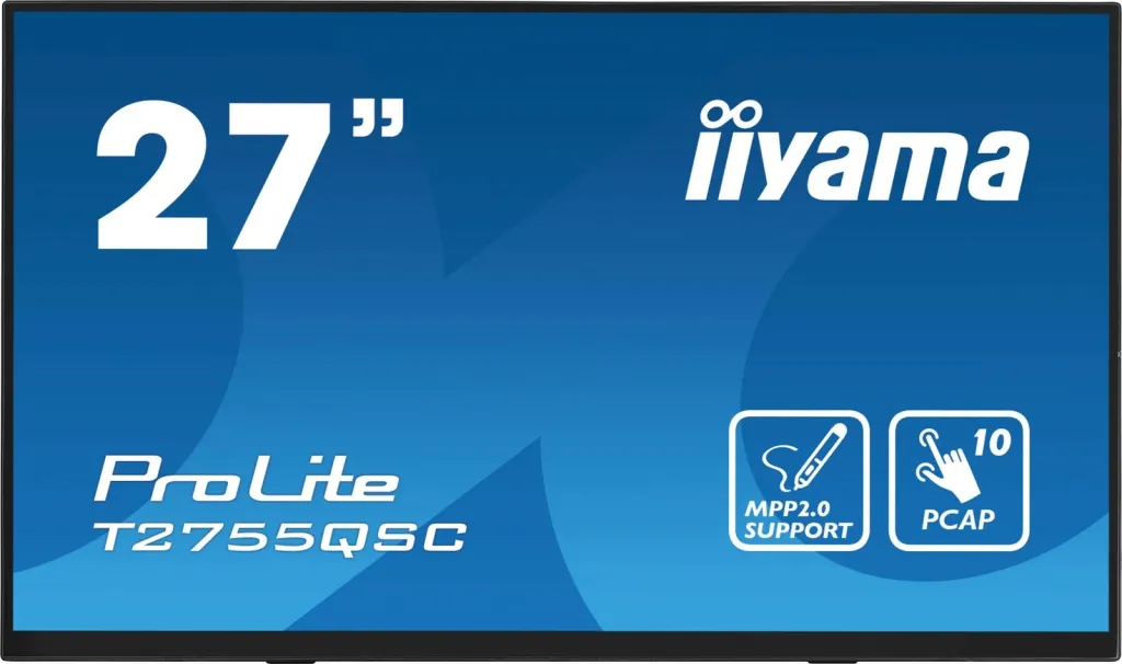 Monitor iiyama ProLite T2755QSC, 27", WQHD, me prekje, i zi - 15