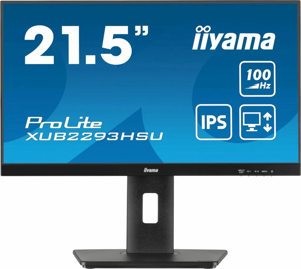 Monitor Iiyama ProLite XUB2293HSU B7, 21.5", Full HD, i zi - 2