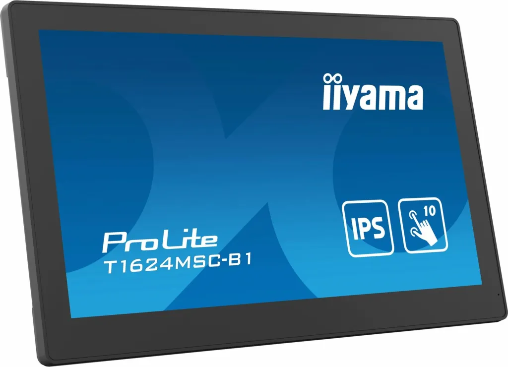 Monitor iiyama T1624MSC-B1, 15.6 inç, Full HD, IPS, Touchscreen, i zi - 3