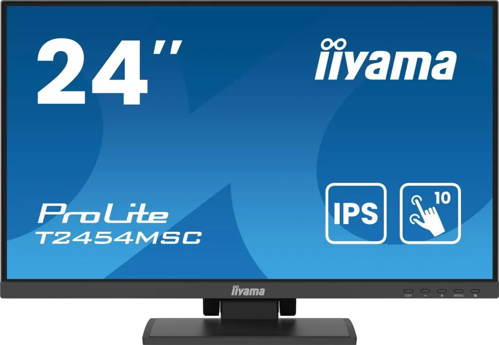 Monitor iiyama ProLite T2454MSC-B2AG 24 inç, Full HD, Touchscreen, IPS, i zi - 1