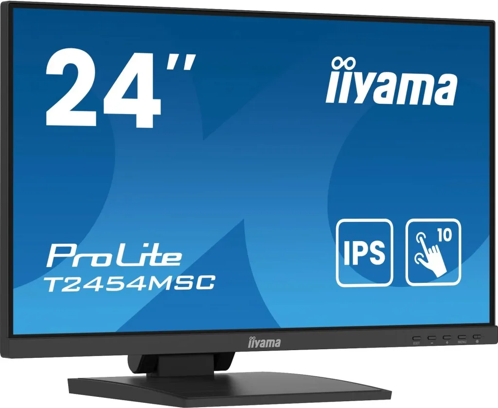 Monitor iiyama ProLite T2454MSC-B2AG 24 inç, Full HD, Touchscreen, IPS, i zi - 3