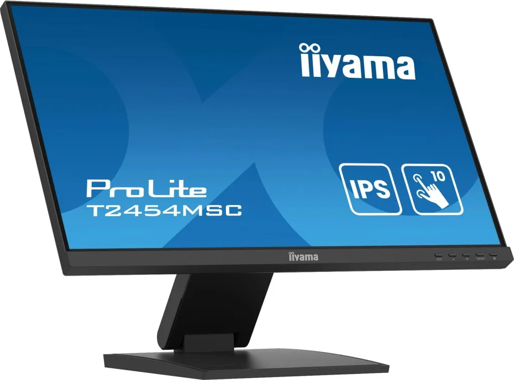 Monitor iiyama ProLite T2454MSC-B2AG 24 inç, Full HD, Touchscreen, IPS, i zi - 4