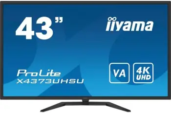 Monitor iiyama ProLite X4373UHSU-B1 43" 4K UHD VA PbP USB hub e zezë
