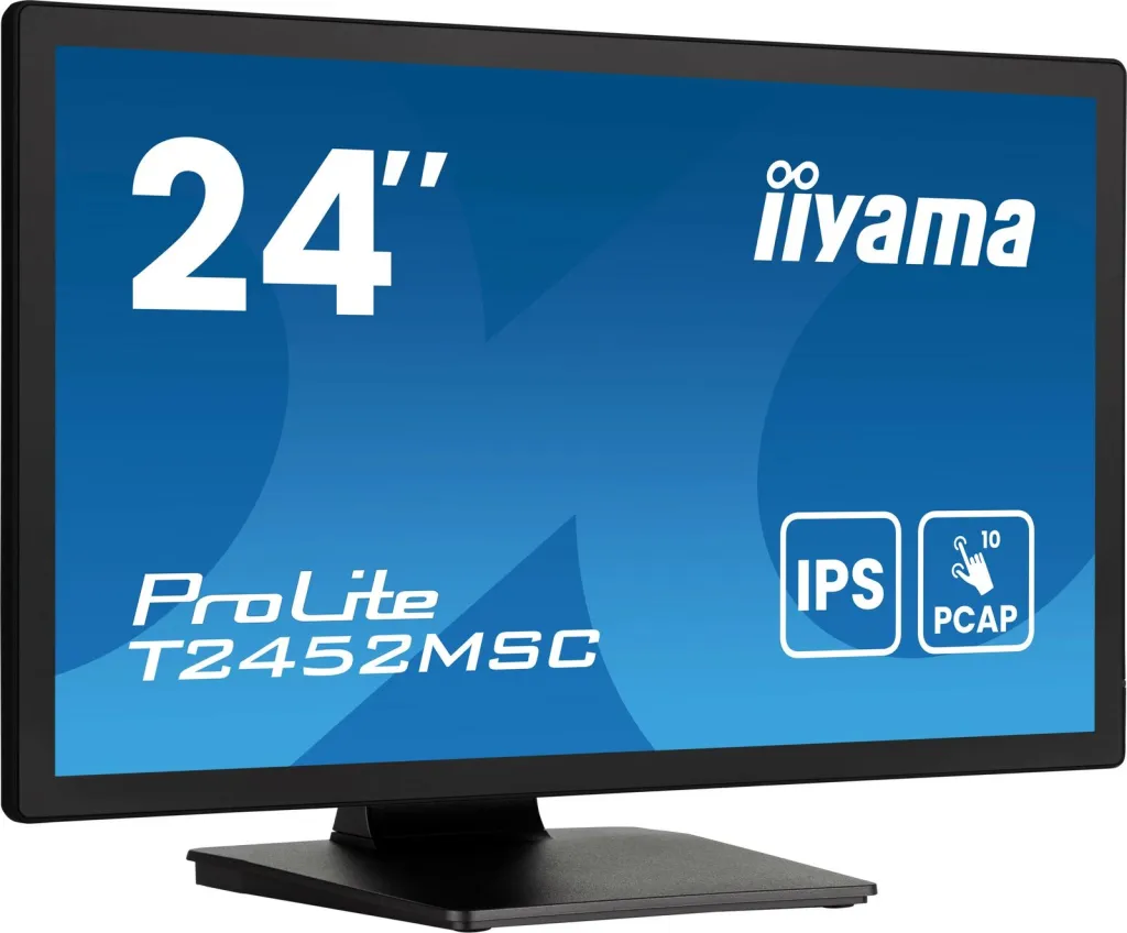 Monitor me prekje Iiyama ProLite T2452MSC B1AG, 23.8", Full HD, i zi - 11