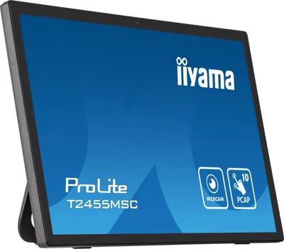 Monitor iiyama ProLite T2455MSC, 23.8", IPS, me prekje, i zi - 2