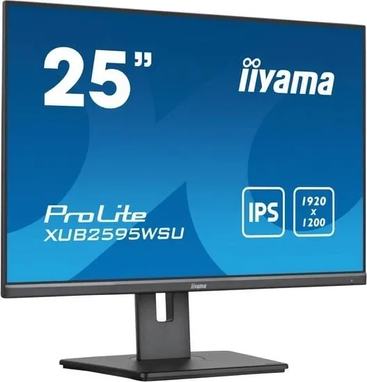 Monitor iiyama ProLite XUB2595WSU-B5, 25 inç, IPS, LED, 1920x1200, zi - 2