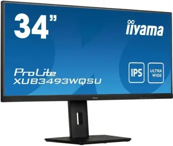 Monitor iiyama ProLite XUB3493WQSU-B5, 34", UltraWide Quad HD, LED, 4 ms, E zezë