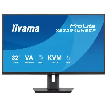 Monitor Iiyama ProLite XB3294UHSCP B1, 31.5", 4K UHD, i zi