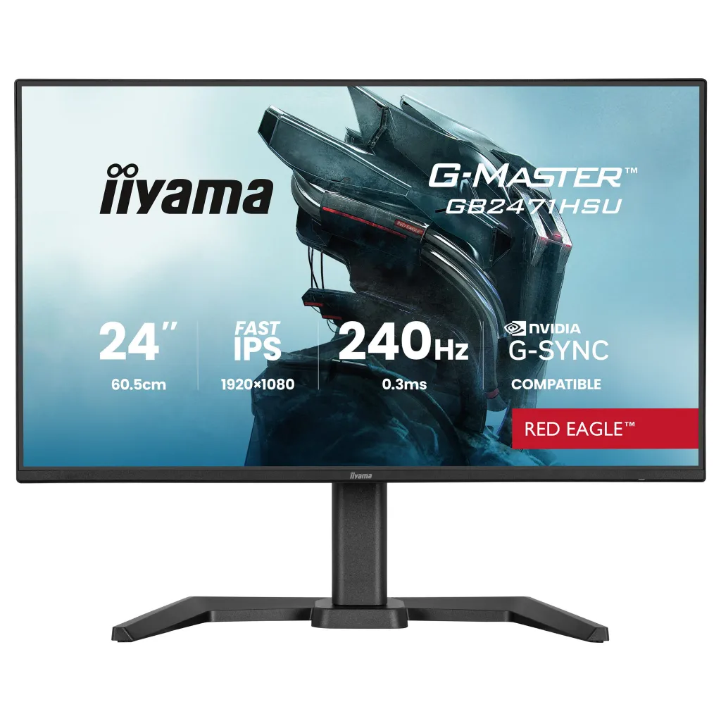 Monitor gaming Iiyama G-Master GB2471HSU-B1, 24", 240Hz, i zi - 1
