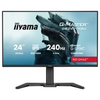 Monitor gaming Iiyama G-Master GB2471HSU-B1, 24", 240Hz, i zi