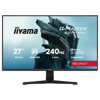Monitor gaming iiyama G-Master G2771HSU-B1 Red Eagle, 27", Full HD, 240Hz, Fast IPS, i zi