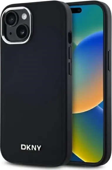 Mbështjellës DKNY për iPhone 15 Pro, MagSafe, i zi - 1