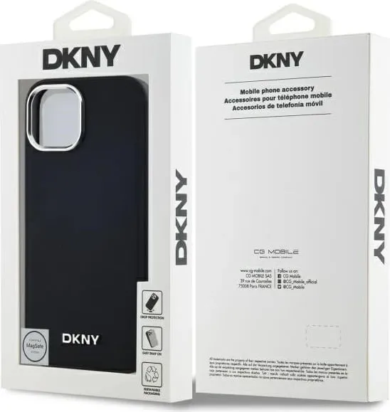 Mbështjellës DKNY për iPhone 15 Pro, MagSafe, i zi - 2