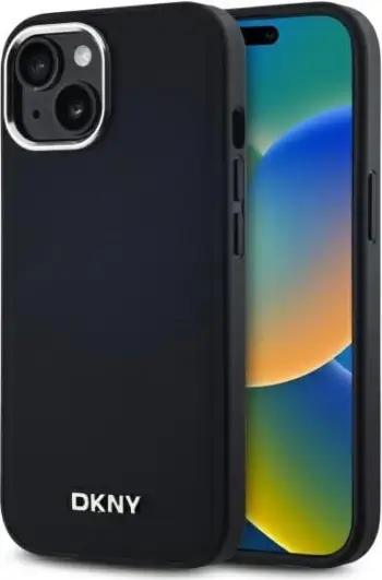 Mbështjellës DKNY për iPhone 15 Pro, MagSafe, i zi