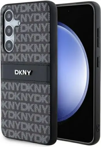 Mbulesë telefoni DKNY Repeat Pattern Tonal Stripe, për Samsung Galaxy S24, e zezë