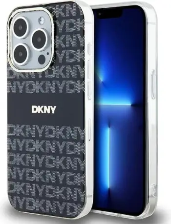 Mbulesë telefoni DKNY DKHMP13XHRHSEK, për iPhone 13 Pro Max 6.7", MagSafe, e zezë