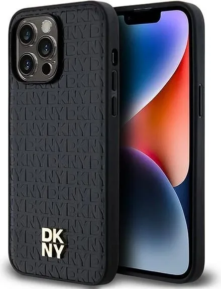 Mbulesë telefoni DKNY PU Leather MagSafe, për iPhone 13 Pro Max, e zezë - 1