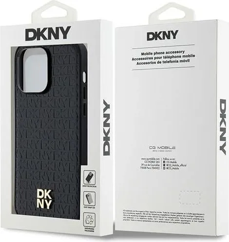 Mbulesë telefoni DKNY PU Leather MagSafe, për iPhone 13 Pro Max, e zezë - 2