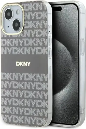 Mbështjellës DKNY IML Mono & Stripe MagSafe për iPhone 15/14/13, Blu