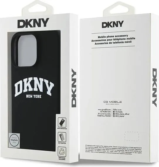 Mbështjellës DKNY për iPhone 16 Pro Max, silikon, MagSafe, i zi - 2
