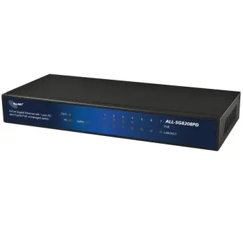Switch ALLNET ALL-SG8208PD, Gigabit Ethernet, PoE, i zi
