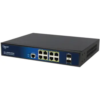 Switch ALLNET ALL-SG8610PMJ, 8+2 porte, PoE