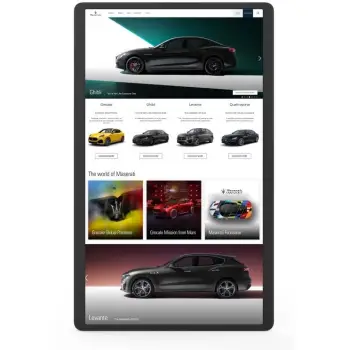 Monitor ALLNET 21 inç, Android 12, RK3588S2, NFC, PoE, HDMI In, e zezë