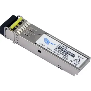 Transceiver optik ALLNET ALL4755, 1250 Mbit/s, mini-GBIC, LC, 9/125 µm, argjendtë