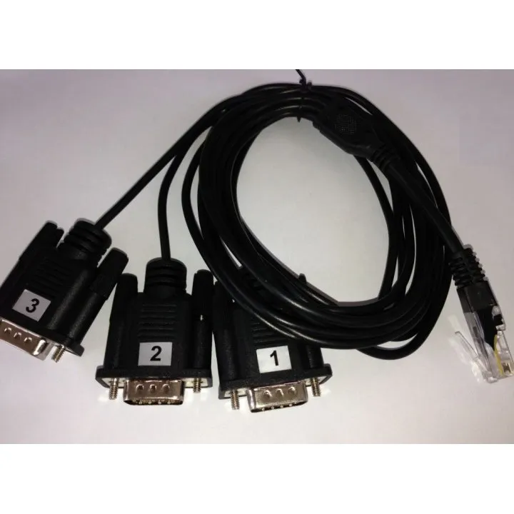 Kabllo lidhëse ALLNET ALL4500_COM, DB-9, Mashkull, Mashkull, e zezë - 1