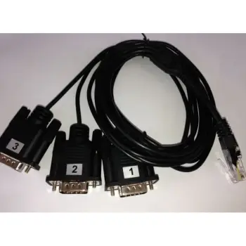 Kabllo lidhëse ALLNET ALL4500_COM, DB-9, Mashkull, Mashkull, e zezë