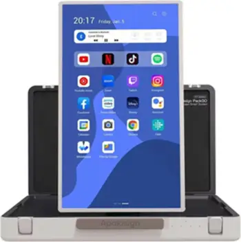 Monitor portativ ALLNET Presentation Suitcase, 27 inç, Android 13, HDMI, IPS
