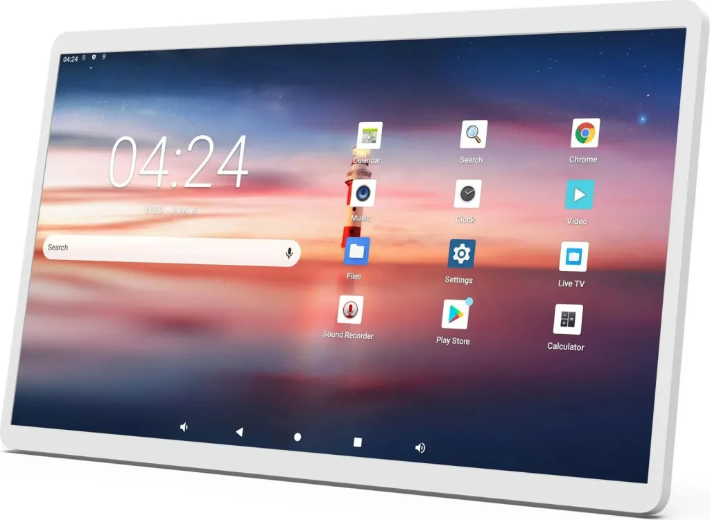 Tablet ALLNET High Performance Display 32 inç, Android 12, RK3588, HDMI IN, bardhë - 2