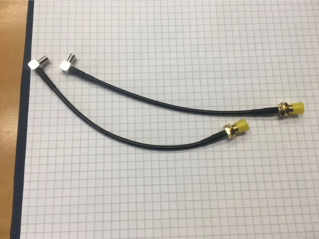 Kabllo pigtail antene ALLNET, SMA F në TS9 - 1